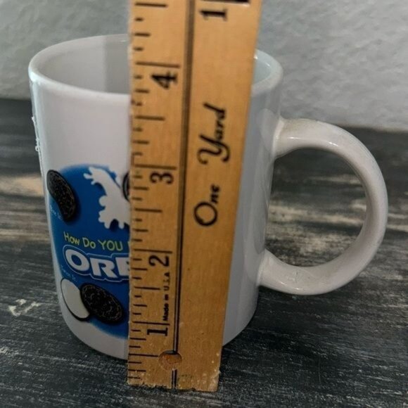 Set Of 4 Oreo Ceramic Mugs 11oz Dishwasher & Microwave Safe - Picture 6 of 6
